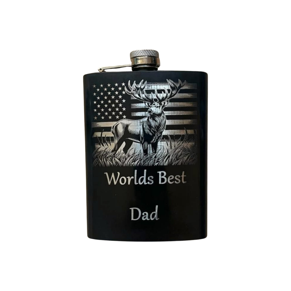 200ml Engraving Hip Flask