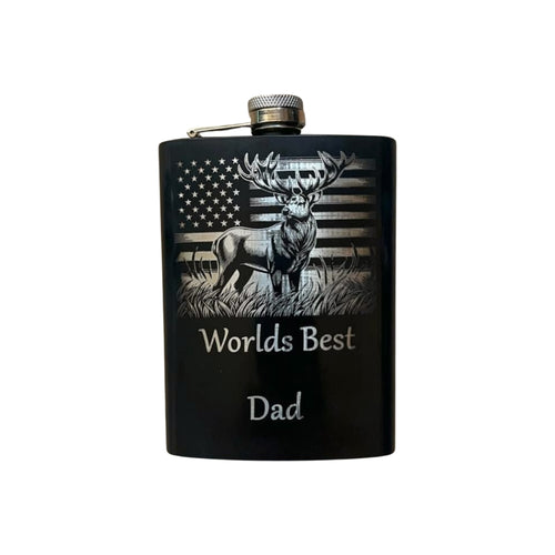 200ml Engraving Hip Flask