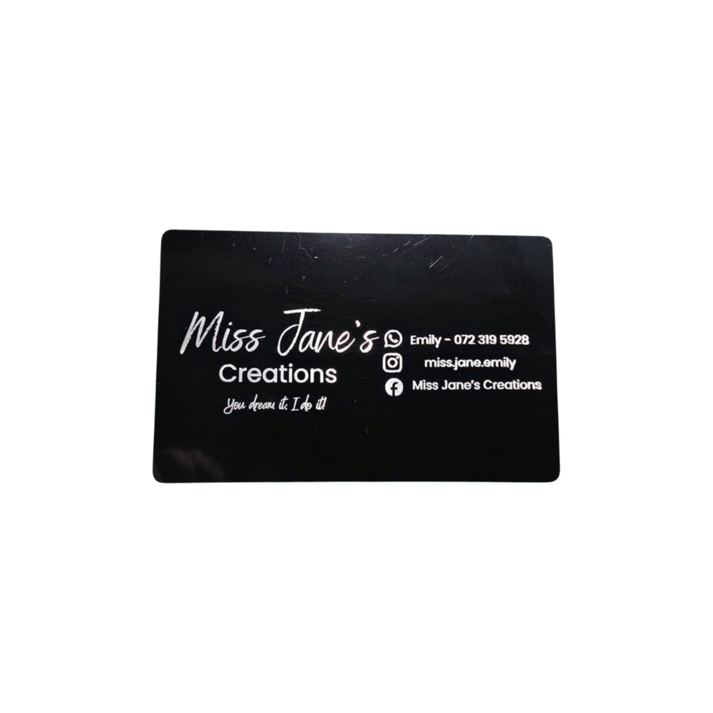 Aluminium Business Cards