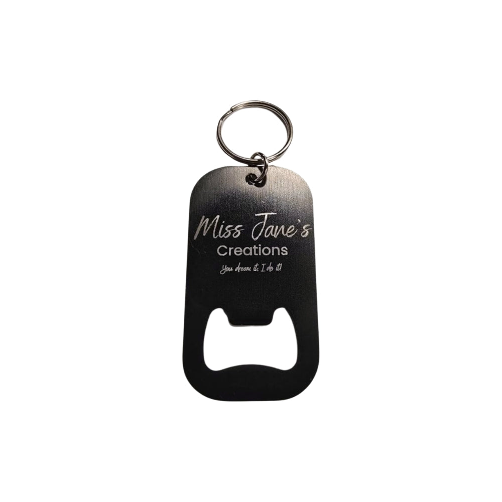 Engraved Keychain Bottle Opener