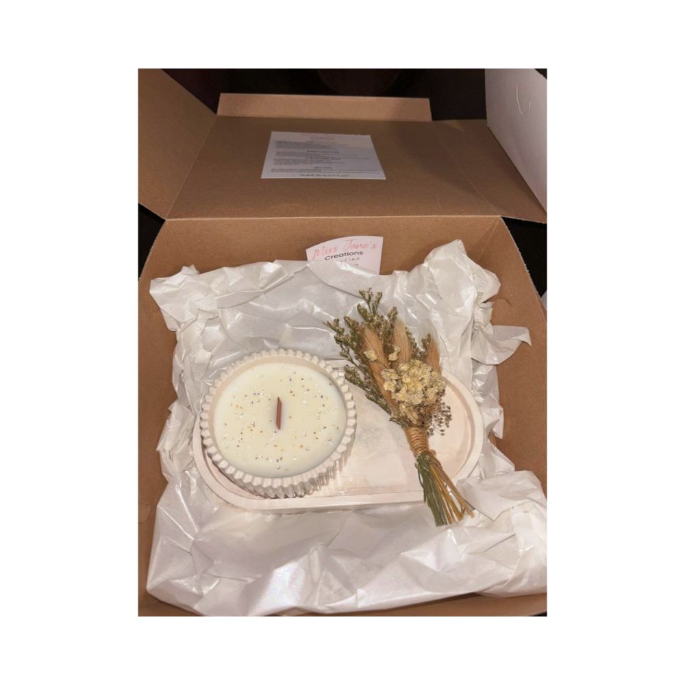 Ivory Garden Candle Set